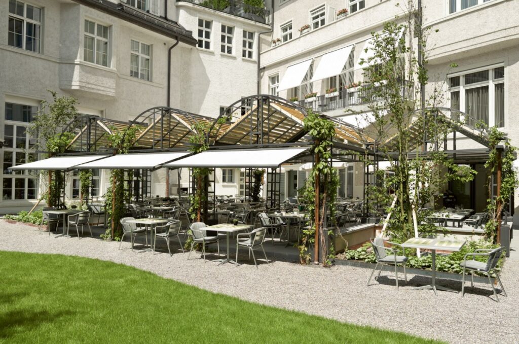 Glockenhof Zürich Gartenrestaurant