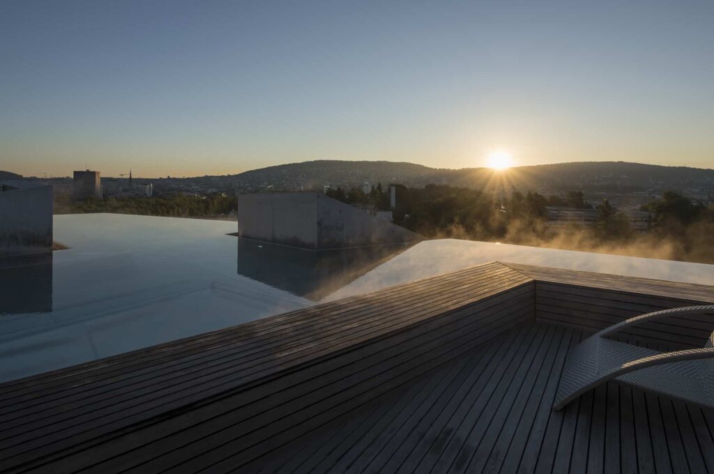 B2 Boutique Hotel + Spa Bad Dachterrasse