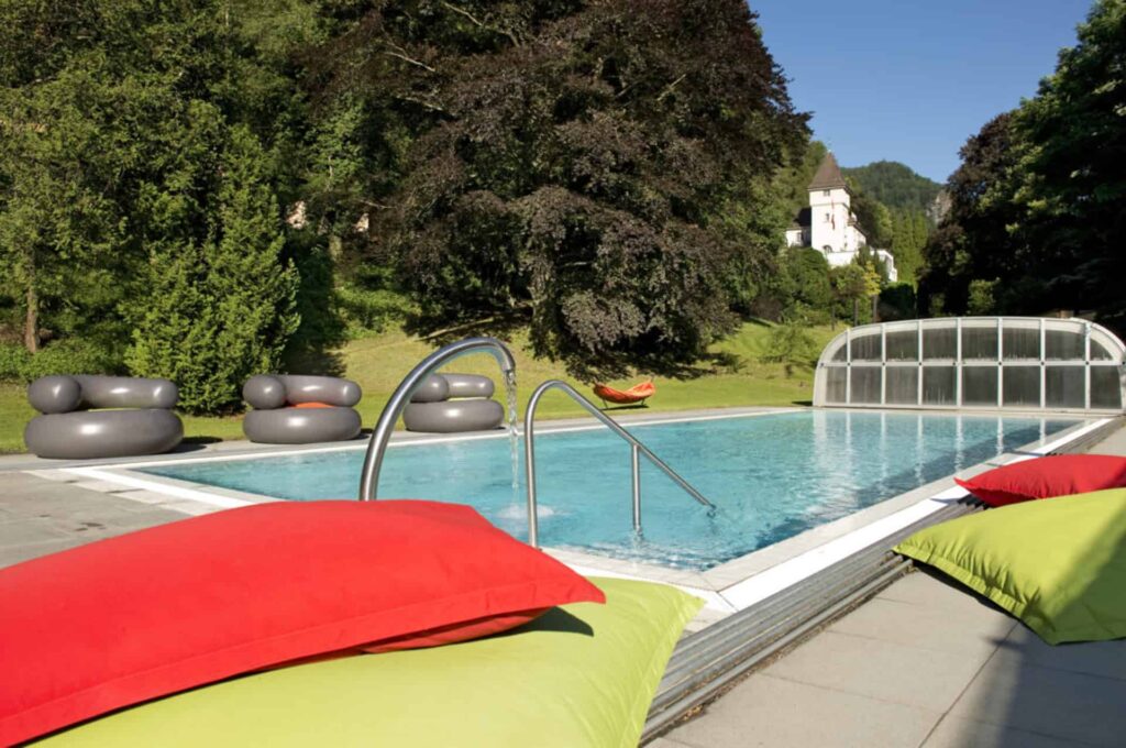 Hotel Schloss Ragaz Aussenpool
