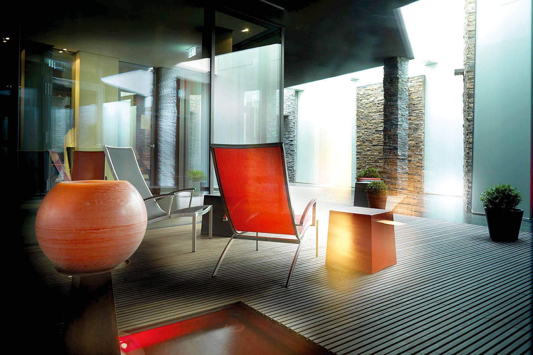 Traube am See Sauna Aussendeck