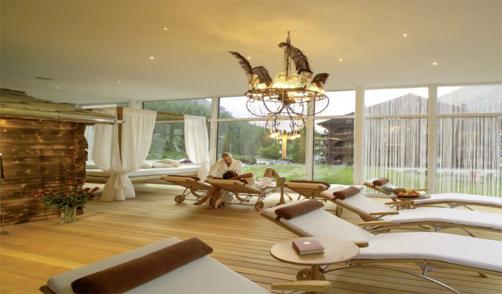 Wellness Spa Pirmin Zurbriggen Ruheraum